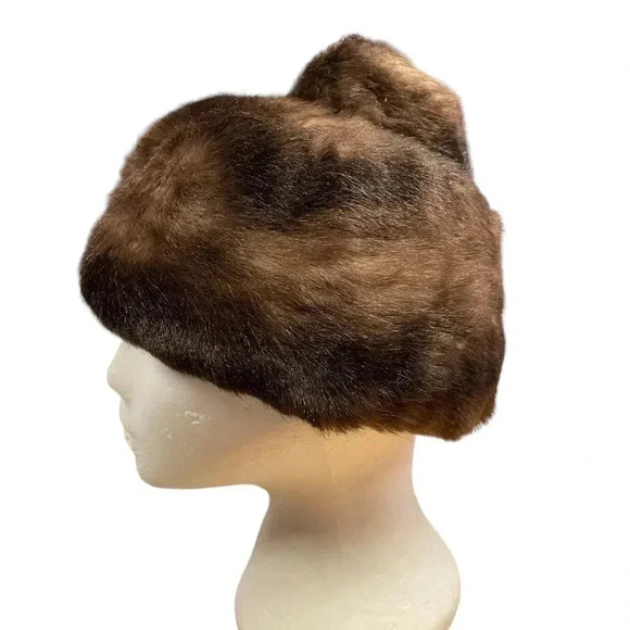 Colette Et Fany Paris Vintage Faux Fur Hat Size 14 - Picture 2 of 8